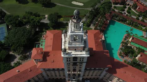 Aerial-shot-of-the-famous-Biltmore-Hotel-Miami-Coral-Gables-Florida