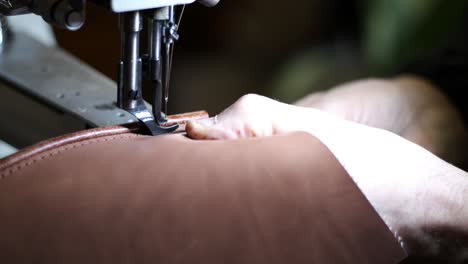 Sewing-Machine-Artisan-Stitching-Leather-Bag-Leatherwork