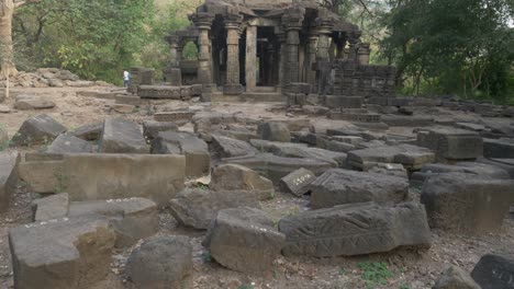 Antiguos-Templos-Hindúes-De-Maharashtra,-India