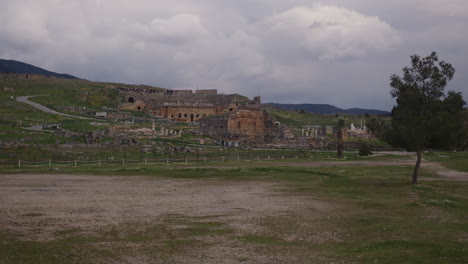 Wide-shot-of-The-Ancient-Theater-in-Hierapolis
