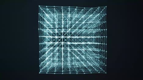 Líneas-Triangulares-De-Conexión-De-Red-Y-Datos-De-Computadora-Digital