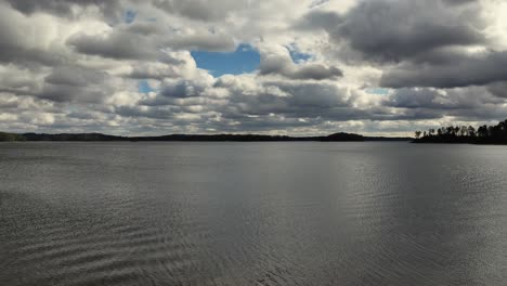 Drone-view-of-Lake-Lanier-in-winter