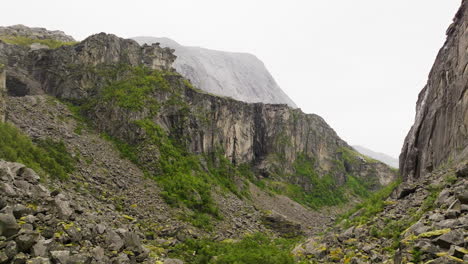 Rocky-Landscape-Of-Hellmojuvet-Canyon-In-Northern-Norway