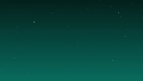 Noche-Cielo-Estrella-Centelleo-Animación-Gráficos-En-Movimiento-Partícula-Resplandor-Observación-De-Estrellas-Fondo-Astronomía-Universo-Efecto-Visual-Oscuro-Verde-Azulado