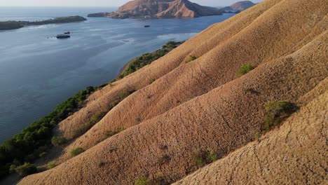 Drone-video-of-dry-Komodo-landscape-and-protected-bays