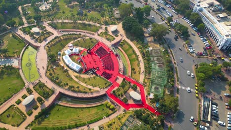 Neu-Delhi-Connaught-Place-Luftaufnahme