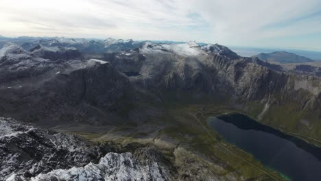 Soaring-around-the-mountain-of-Breitind-in-northern-Norway