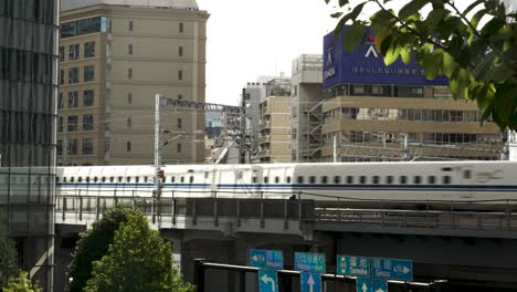 Bullet-train-travels-modern-railway-efficient-Inter-city-infrastructure