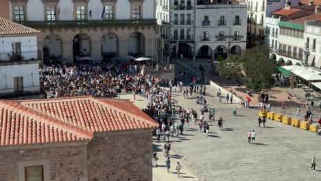 Audience-attending-Irish-music-festival-in-Caceres-Spain