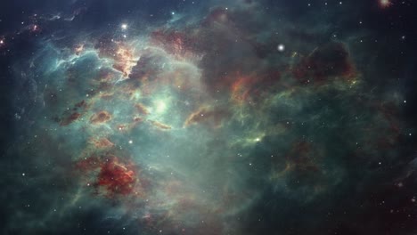 Vista-De-La-Galaxia-Con-Nubes-Nebulosas.