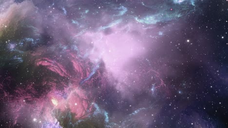 animation-of-stellar-system-and-gas-nebula
