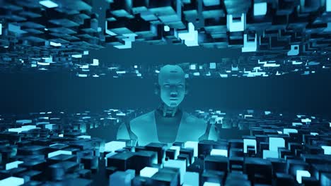 prototype-of-humanoid-artificial-intelligence-inside-a-matrix-of-code-,-futuristic-development-society-concept