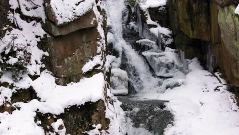 Wasserfall-„podgórna“-In-Jelenia-Góra,-Polen