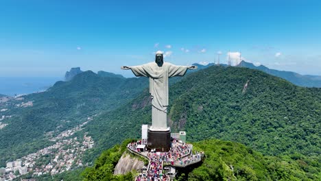 Christus-Der-Erlöser-In-Rio-De-Janeiro,-Brasilien