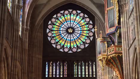 Huge-and-Beautiful-Stained-Glass-of-Cathedral-of-Our-Lady-of-Strasbourg