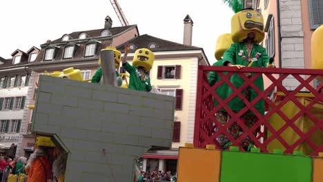 Solothurn,-Suiza---3-De-Marzo-De-2019:-Un-Club-De-Carnavales-Inspirado-En-Lego