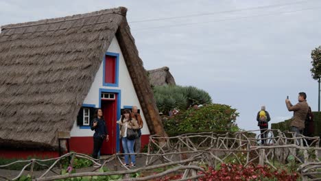 Traditional-House-In-Santana-Village,-Madeira