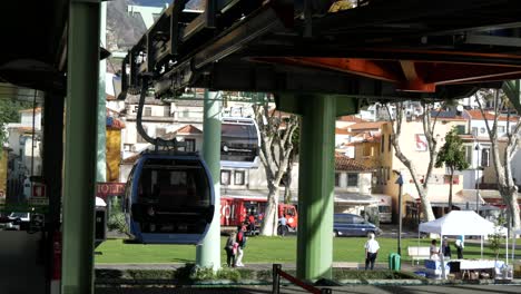 Cable-Car-Station-Funchal,-Madeira