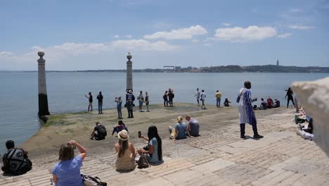 Lissabon-Cais-Das-Columns-Zeitraffer