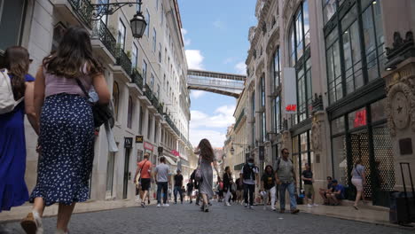 Lisbon-Santa-Justa-lift-street-time-lapse