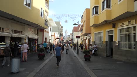 Crowded-narrow-street-in-Candelaria-village