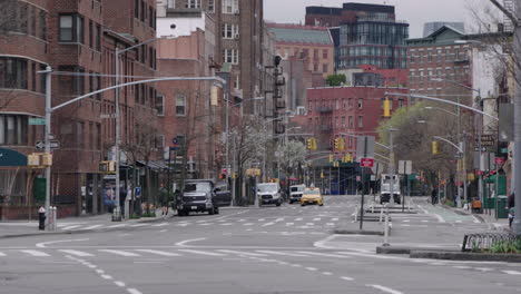 Empty-streets-in-West-Village-Manhattan-during-Coronavirus-outbreak