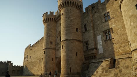 Palace-of-the-Grand-Master-of-the-Knights-of-Rhodes-at-Golden-Hour