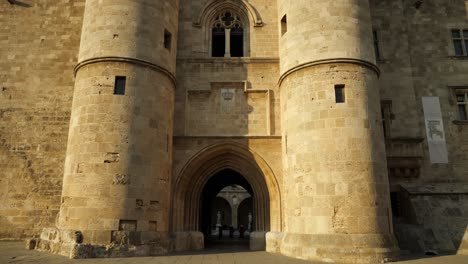 Entrance-of-the-Palace-of-the-Grand-Master-of-the-Knights-of-Rhodes-at-Golden-Hour