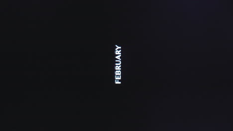 Blue-intro-glitch-of-February-in-white-text,-vertical-format-perfect-for-social-media