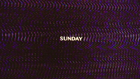 Sunday-off-white-tinted-color-glitches-and-freeze-on-dark-grainy-grey-background