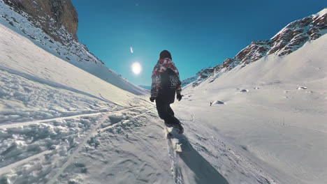 Back-view-of-snowboard-freeride
