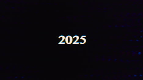 Los-Números-De-2025-Se-Vuelven-De-Blanco-A-Dorado-Con-Un-Efecto-Analógico-Retro-Vhs-Que-Falla