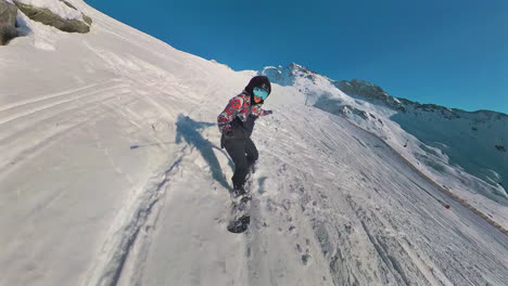 Freeriding-snowboard