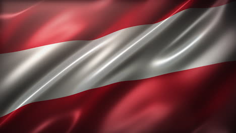 The-Flag-of-Republic-of-Austria,-high-angle,-perspective-view,-waving-in-the-wind,-realistic-with-a-cinematic-look-and-feel,-and-elegant-silky-texture