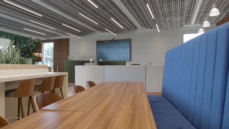 Slow-establishing-shot-of-an-empty-reception-area-within-an-office-building