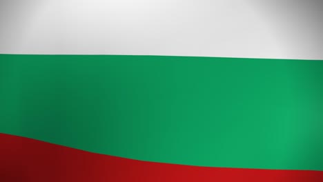 Animación-De-Una-Bandera-Búlgara-Ondeando.