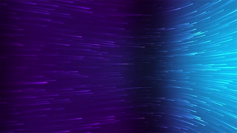 Animation-Leuchtender,-Bunter-Violetter-Und-Blauer-Fließender-Linien,-Die-Faserverbindungen-Und-Datumsübertragung-Simulieren
