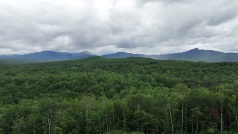 Aerial-Over-The-White-Mountains-and-Forest-in-New-Hampshire