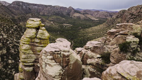 Drone-footage-flying-over-the-surreal-Chiricahua-National-Monument