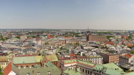 Cracow-old-town-drone-shot
