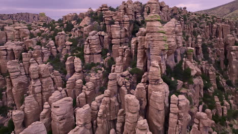 Aerial-footage-of-Chiricahua-National-Monument