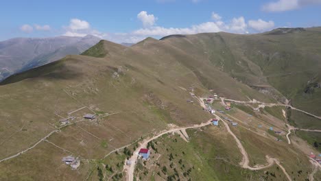 Drone-view-of-Multat-plateau-built-in-the-mountains-of-the-Black-Sea
