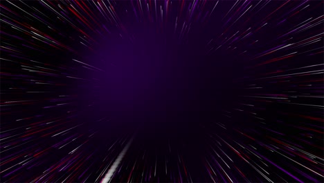 Animation-of-multicolored-moving-lines-simulating-fiber-connection-and-black-background-for-copy-space