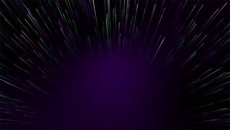 Animation-of-glowing-multicolored-moving-lines-simulating-fiber-connection-and-black-background-for-copy-space