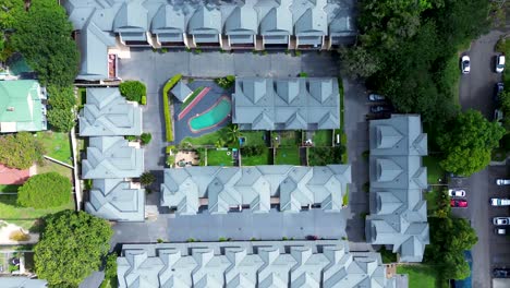 Drone-aerial-residential-housing-townhouse-roof-pool-location-backyard-driveway-Wyoming-North-Gosford-Central-Coast-Australia