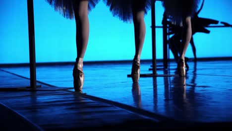 Bailarinas-Practicando-En-El-Bar