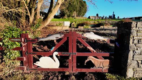 Gate-to-Fishermans-house-Kilsheelan-Tipperary-Ireland-on-a-bright-frosty-winter-day