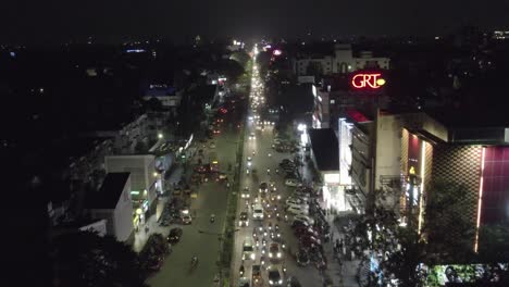 Aerial-Drone-Footage-Of-Highway-Anna-Nagar
