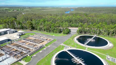 Flying-over-the-Pimpama-sewerage-treatment-plant-on-the-Gold-Coast-in-Australia