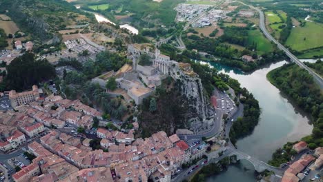 Oben-Zitadelle-Von-Sisteron-In-Frankreich